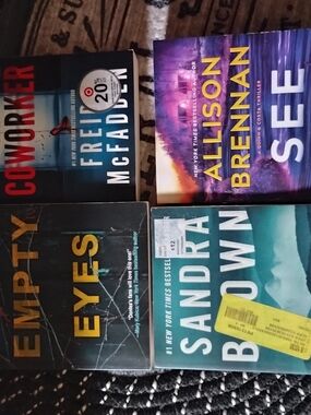 Assorted Thriller Paperback Book Lot-Paperback